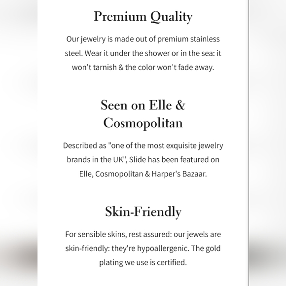 NWT Slide Honey Box 18K Gold Plated Jewelry - Picture 4 of 9